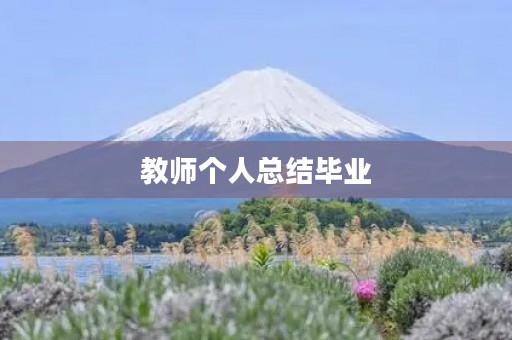 教师个人总结毕业