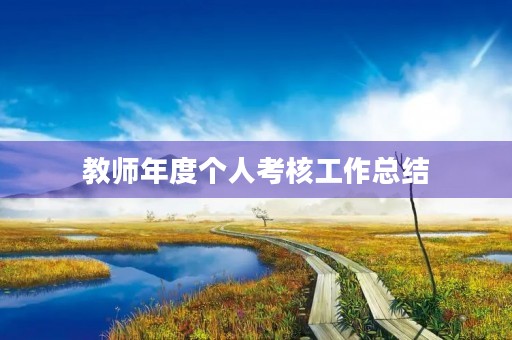 教师年度个人考核工作总结(10篇实用)