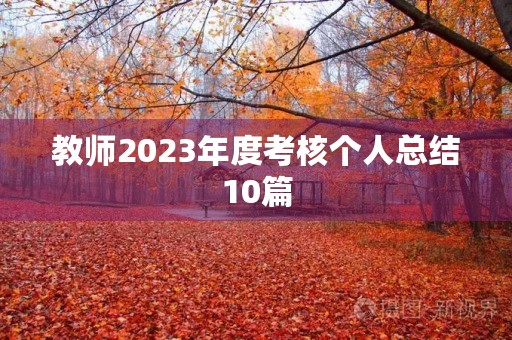 教师2023年度考核个人总结10篇