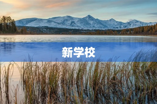 新学校 新学校