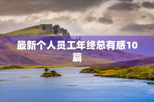 最新个人员工年终总有感10篇 最新个人员工年终总有感10篇