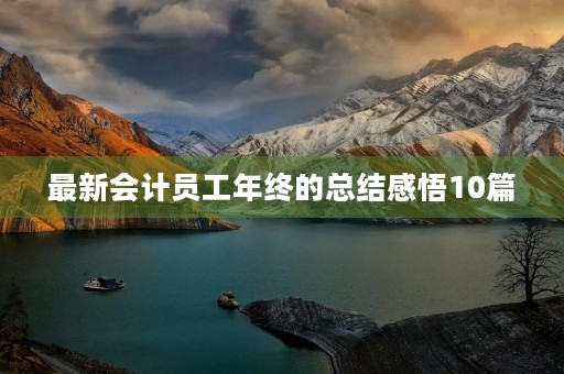 最新会计员工年终的总结感悟10篇 最新会计员工年终的总结感悟10篇