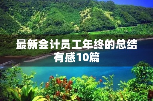 最新会计员工年终的总结有感10篇