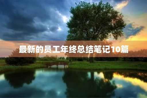 最新的员工年终总结笔记10篇 最新的员工年终总结笔记10篇