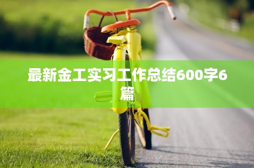 最新金工实习工作总结600字6篇