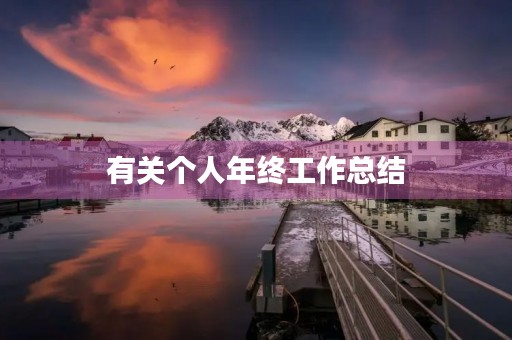 有关个人年终工作总结