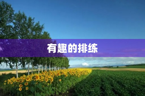 有趣的排练