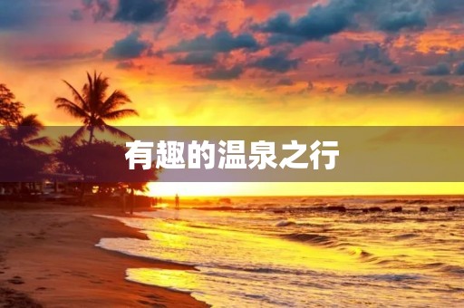 有趣的温泉之行