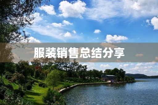服装销售总结分享