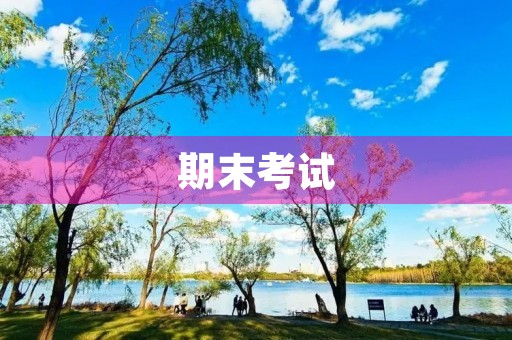 期末考试 期末考试