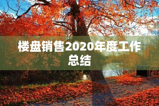 楼盘销售2020年度工作总结