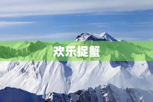 欢乐捉蟹 欢乐捉蟹