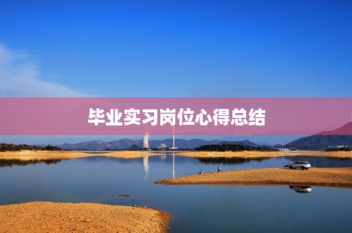 毕业实习岗位心得总结