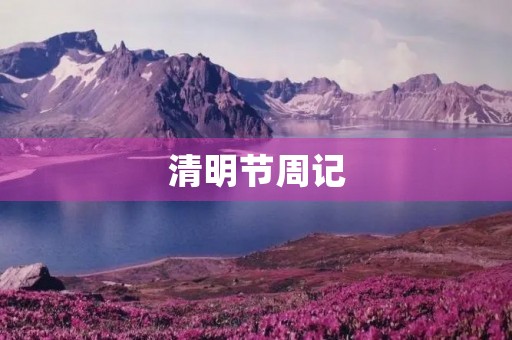 清明节周记