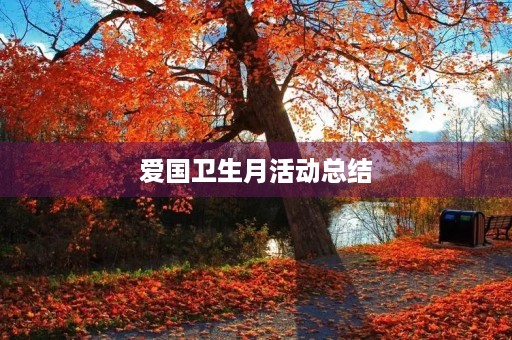 爱国卫生月活动总结(个人通用)