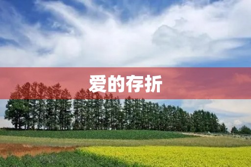 爱的存折