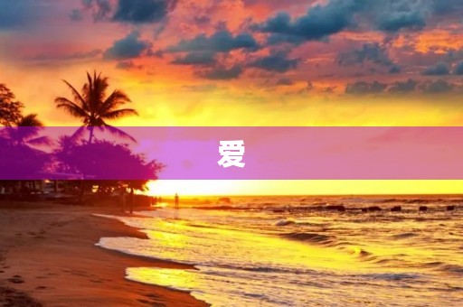 爱,震撼了我的心灵 爱,震撼了我的心灵