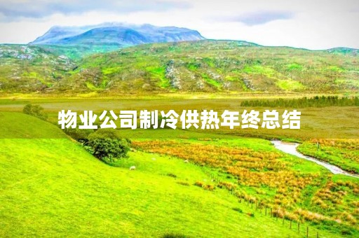 物业公司制冷供热年终总结