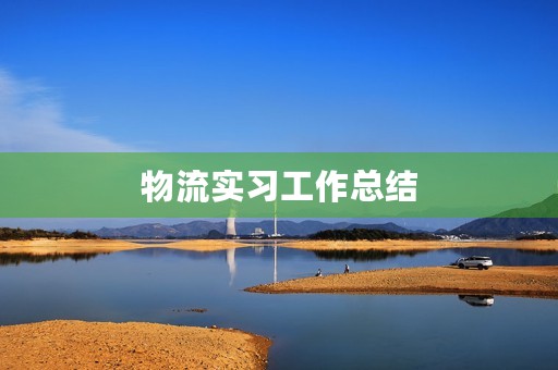 物流实习工作总结