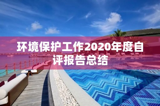 环境保护工作2020年度自评报告总结
