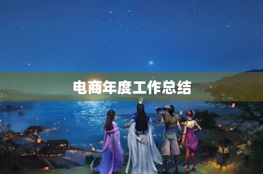电商年度工作总结 电商年度工作总结