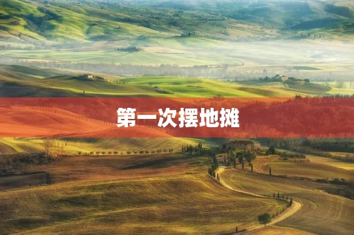 第一次摆地摊