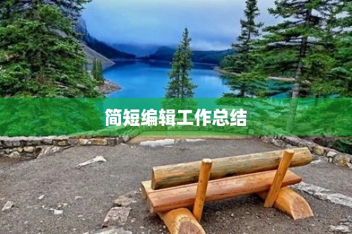 简短编辑工作总结