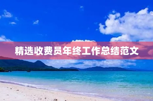 精选收费员年终工作总结范文 精选收费员年终工作总结范文