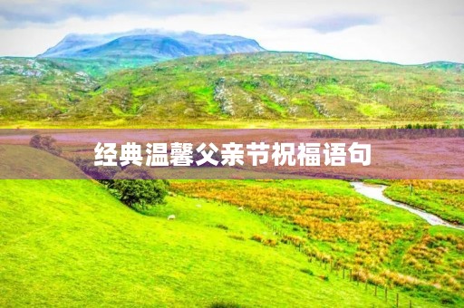 经典温馨父亲节祝福语句