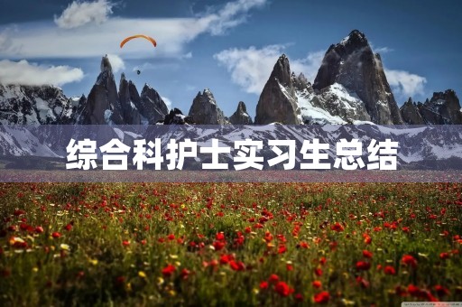 综合科护士实习生总结 综合科护士实习生总结