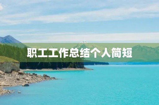 职工工作总结个人简短