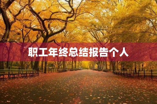 职工年终总结报告个人（7篇）