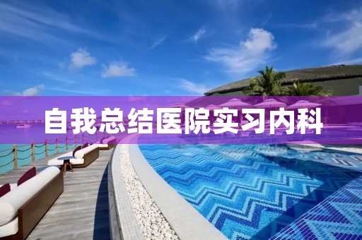 自我总结医院实习内科