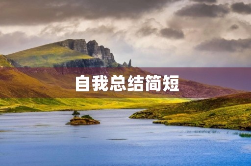 自我总结简短