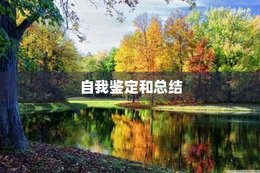 自我鉴定和总结