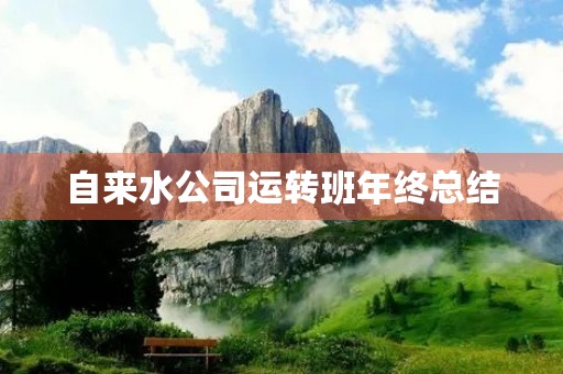 自来水公司运转班年终总结
