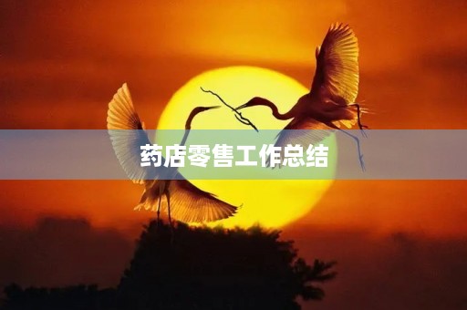药店零售工作总结