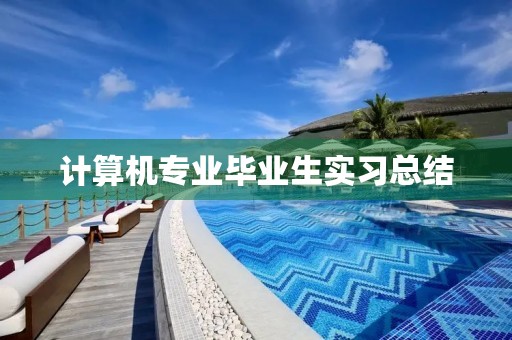 计算机专业毕业生实习总结