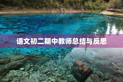 语文初二期中教师总结与反思