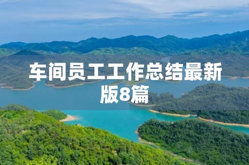 车间员工工作总结最新版8篇