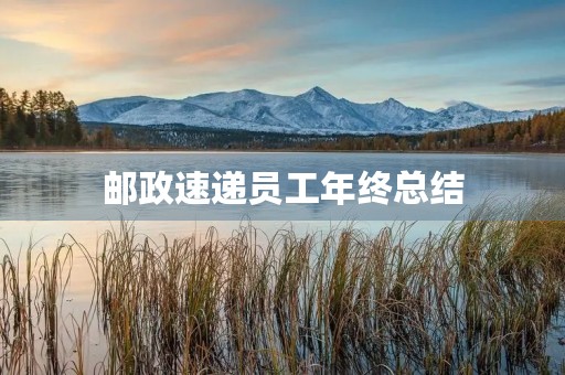 邮政速递员工年终总结
