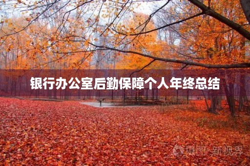 银行办公室后勤保障个人年终总结