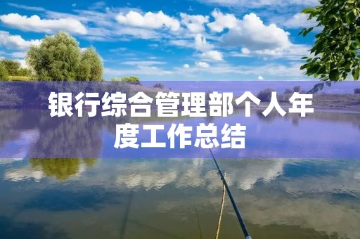 银行综合管理部个人年度工作总结