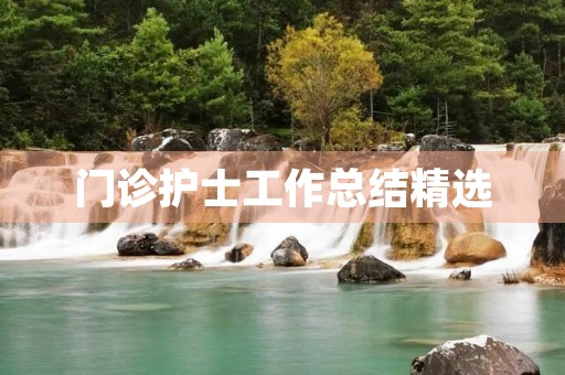 门诊护士工作总结精选