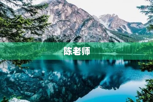 陈老师 陈老师