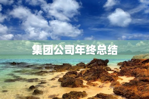 集团公司年终总结