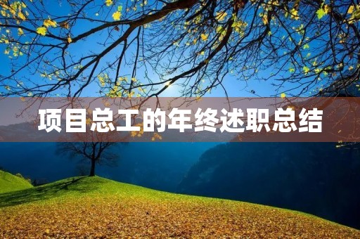 项目总工的年终述职总结