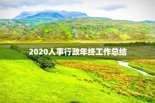 2020人事行政年终工作总结