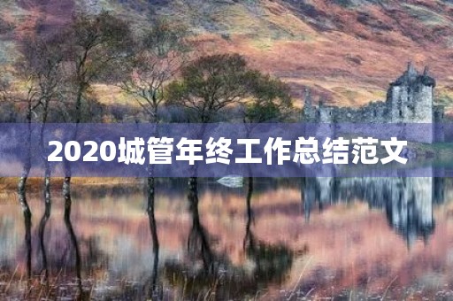 2020城管年终工作总结范文 2020城管年终工作总结范文