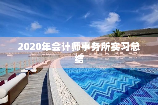2020年会计师事务所实习总结